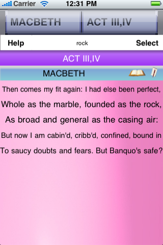Study Reference Macbeth